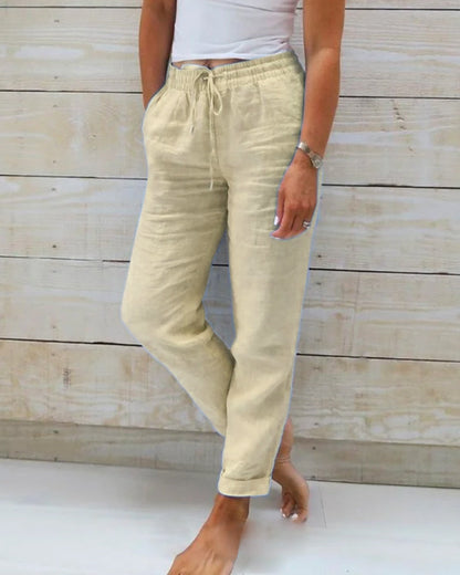 Lässige Leinenhose – Bequem und Vielseitig