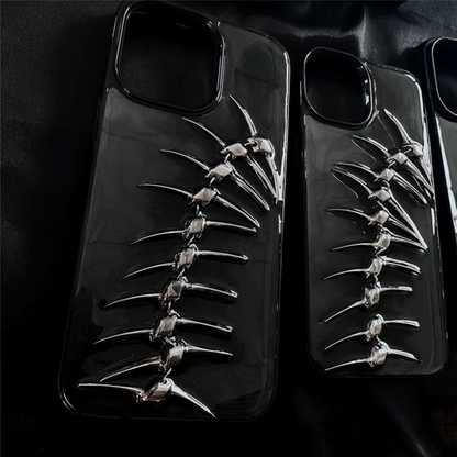 Handyhülle mit 3D Fischgrät-Design – Robust und Schutzgebend