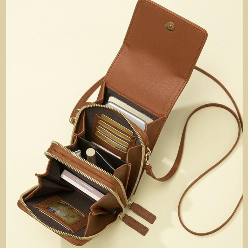 Touchscreen-Handtasche mit Geldbörse-Funktion – Kompakte Crossbody für den täglichen Gebrauch