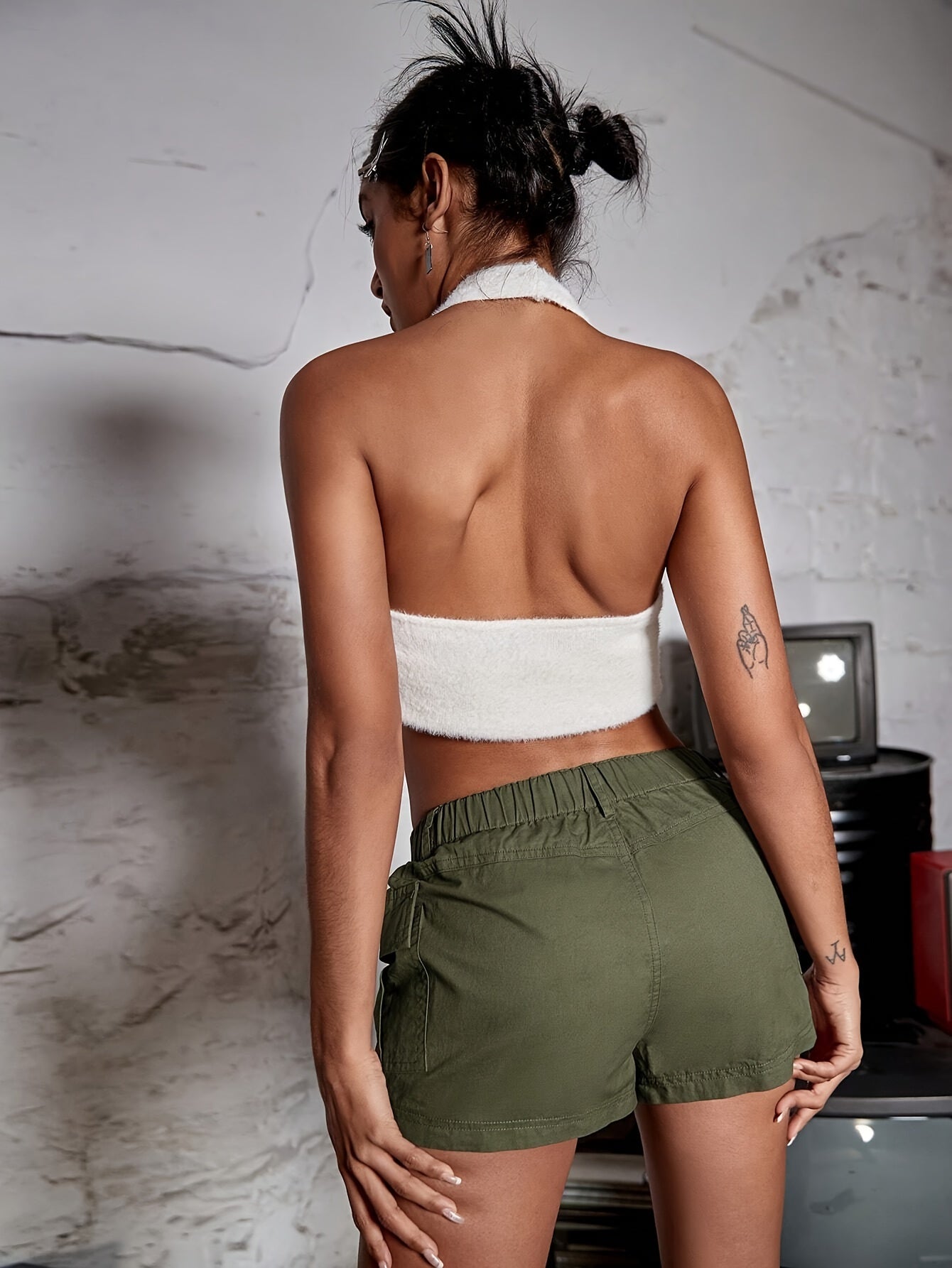 Lässige Cargo-Shorts mit Elastischem Bund – Bequem und Funktional