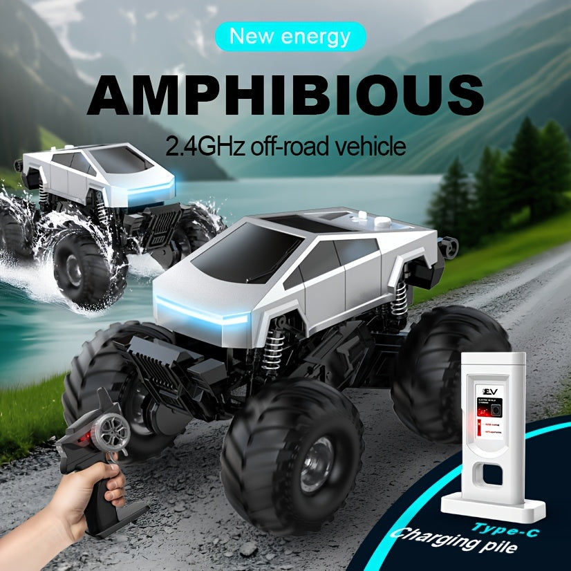 Amphibisches wasserdichtes RC-Auto – Schnelles Offroad-Abenteuerspielzeug