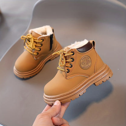Trendy Fleece Stiefel für Jungen - Warm und Wasserdicht