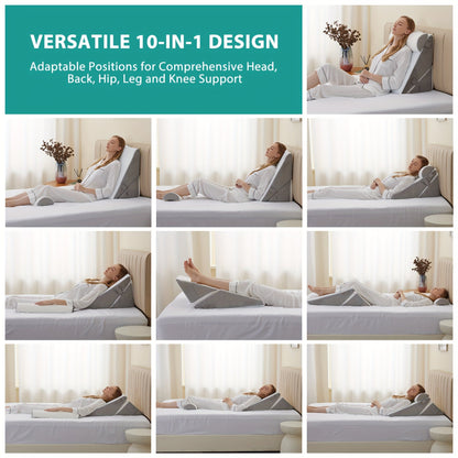 RelaxPlus Verstellbares Bett-Winkelkissen – Komfort und Unterstützung bei der Genesung