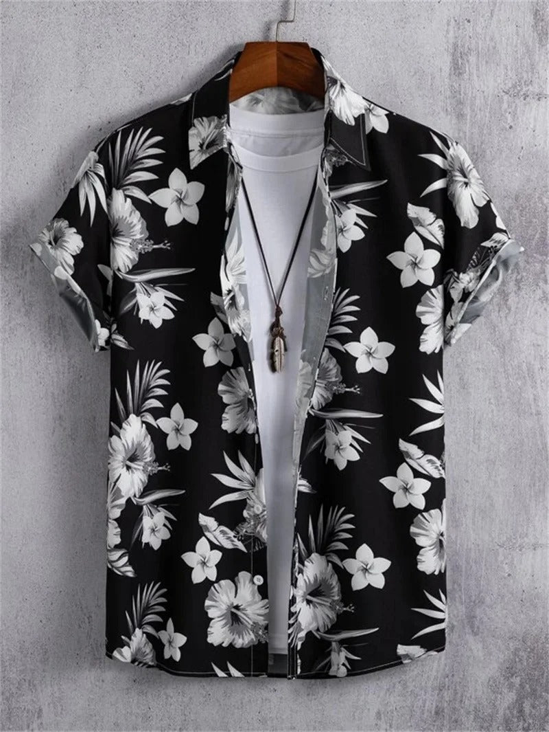 TropicWave Palmprint Hemd – Frisch und Stilvoll für Herren