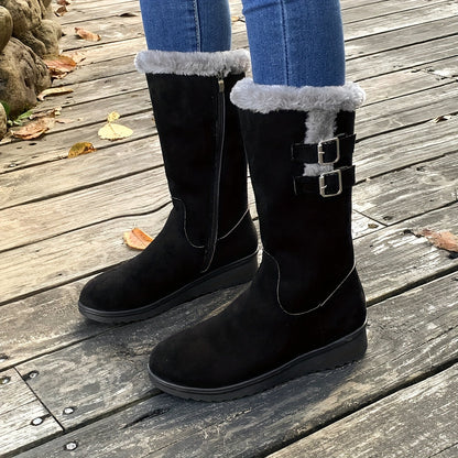 Flauschige Stiefel für Damen - Warm und Stilvoll für kalte Tage