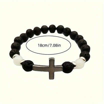 Leuchtendes Armband mit Kreuzperlen – Für einen einzigartigen Stil