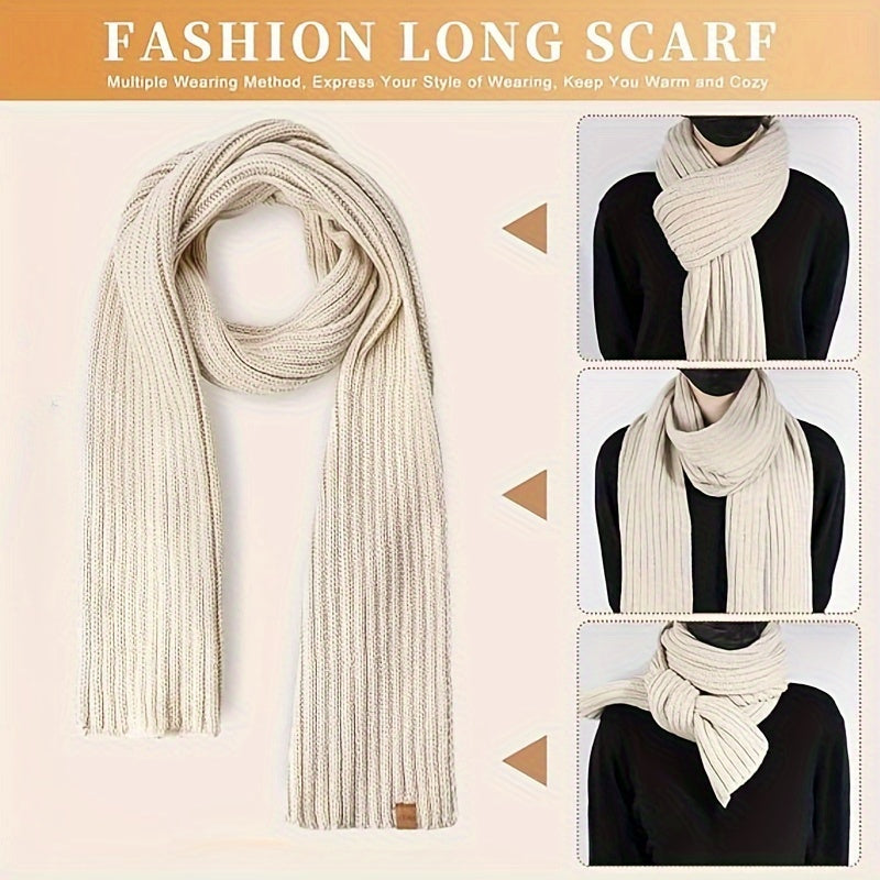 Lieke 3-in-1 Winterset – Warme Strickmütze, Schal und Handschuhe