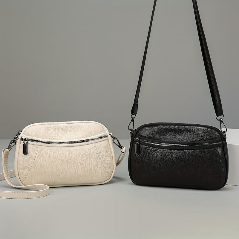 Klassisch Schicke Leder Crossbody – Zeitlos und Funktional
