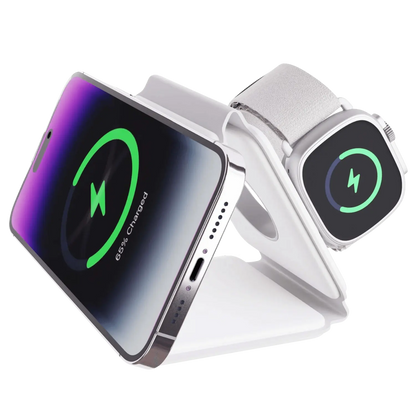 TriCharge Fold – Drahtloses Reise-Ladegerät für iPhone, Watch und AirPods
