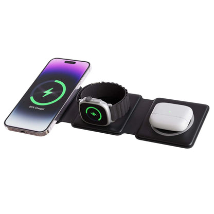 TriCharge Fold – Drahtloses Reise-Ladegerät für iPhone, Watch und AirPods