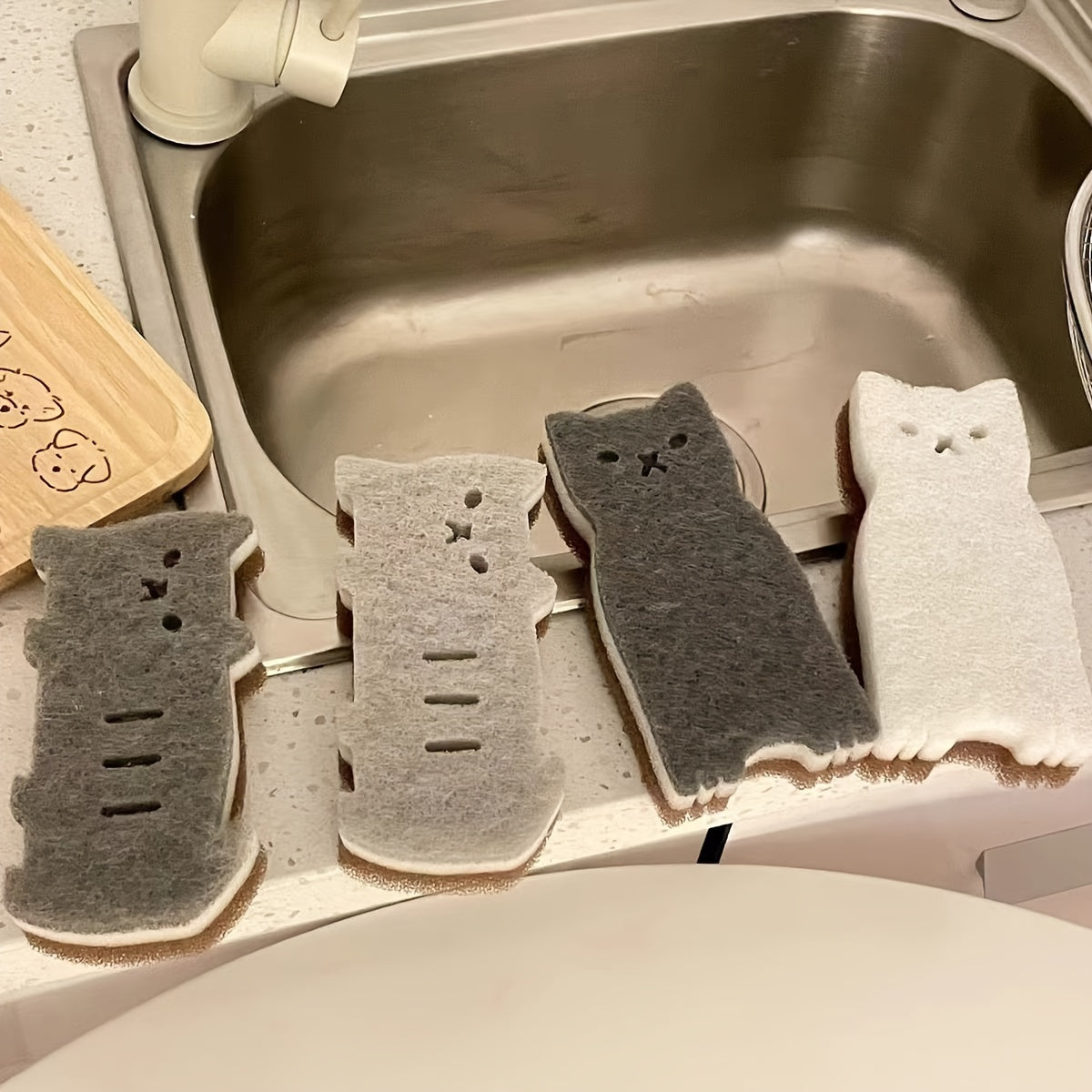 Purrfect Clean Katzen-Sponzenset – Nachhaltig, Niedlich und Superfunktional
