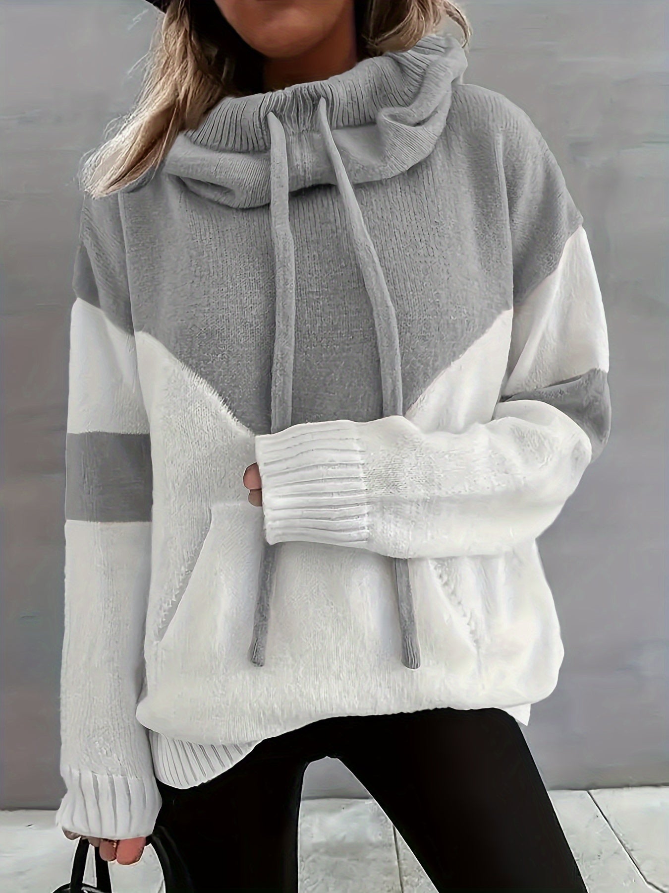 Lena Color Block Hoodie - Stylisch und Bequem für Damen