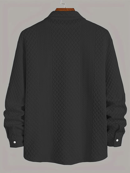 Herren Stretch Tricot Hemd - Moderner Komfort mit klassischem Twist