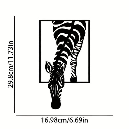 Zebra Silhouetten Wanddekoration – Stylische Eleganz für deinen Raum