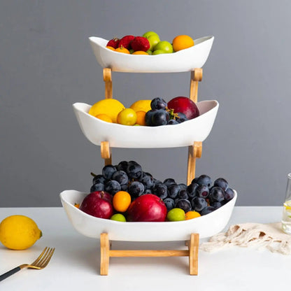 Stilvolle Obstschale - Platzsparend und dekorativ
