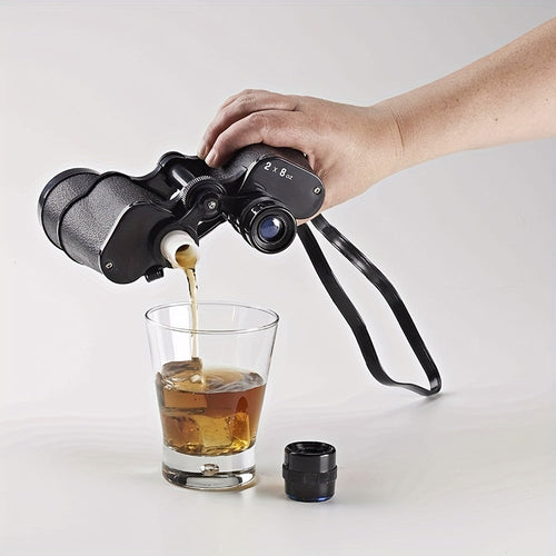 Einzigartige Fernglas-Flasche – 500ml tragbare Flasche mit Trichter