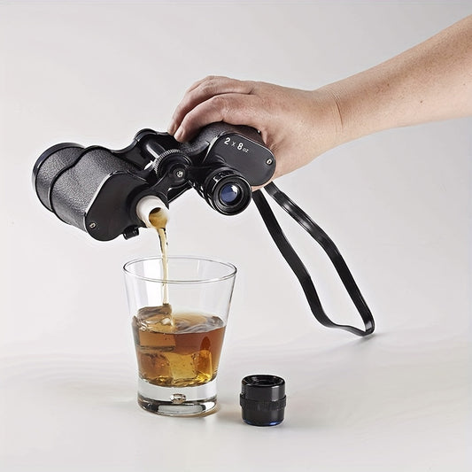 Einzigartige Fernglas-Flasche – 500ml tragbare Flasche mit Trichter