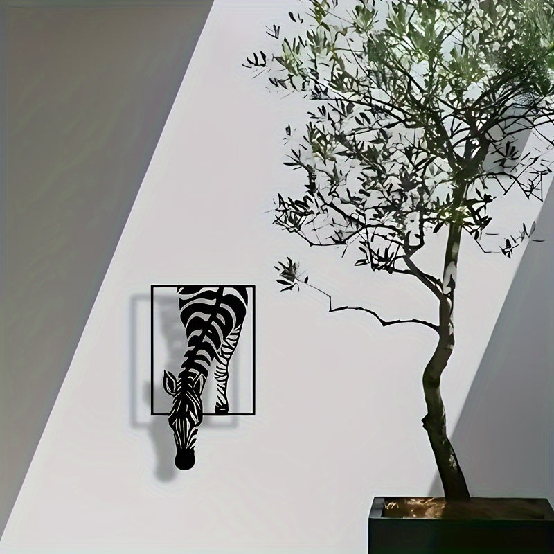 Zebra Silhouetten Wanddekoration – Stylische Eleganz für deinen Raum