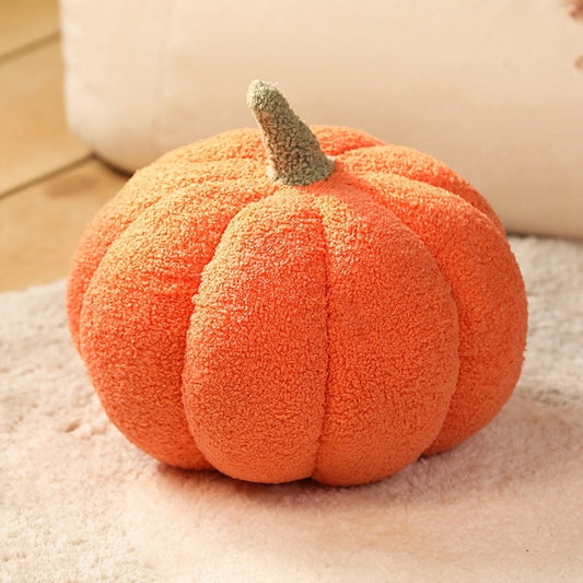 Plüsch Kürbis Kissen – Gemütlich und Weich für Herbstdekoration