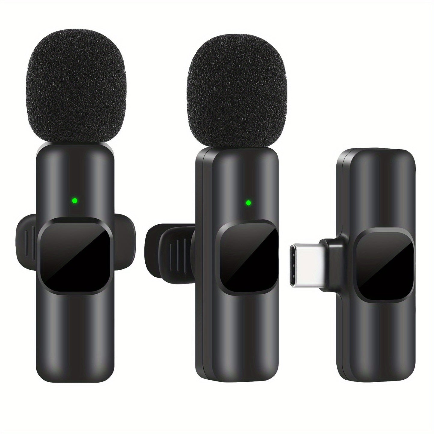 Professionelles drahtloses Lavalier-Mikrofon - Perfekt für Videoaufnahmen und Live-Streaming