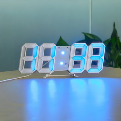 Futuristische LED-Wanduhr – Minimalistisches Design mit intelligenter Zeitanzeige