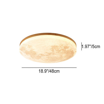 LunarGlow Deckenlampe – Beruhigendes Mondlicht für jedes Interieur