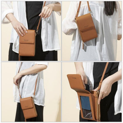 Touchscreen-Handtasche mit Geldbörse-Funktion – Kompakte Crossbody für den täglichen Gebrauch