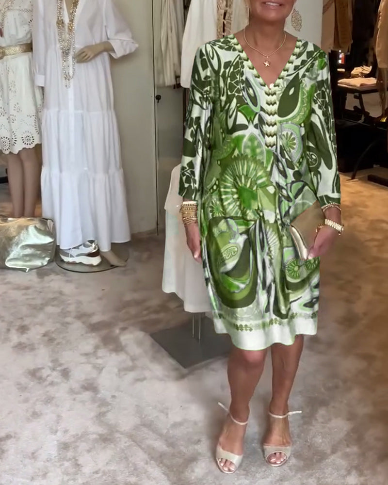 Vintage Vibe Kleid – Elegant und bequem für jede Gelegenheit