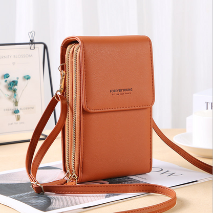 Touchscreen-Handtasche mit Geldbörse-Funktion – Kompakte Crossbody für den täglichen Gebrauch
