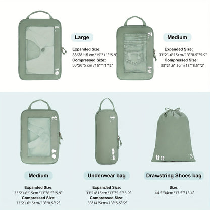 TravelSmart Kompressions-Reiseorganizer-Set – Effiziente Gepäcklösung