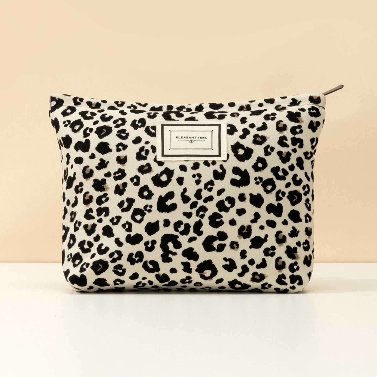 Schicke Leoparden-Make-up-Tasche – Kompakt und Funktional