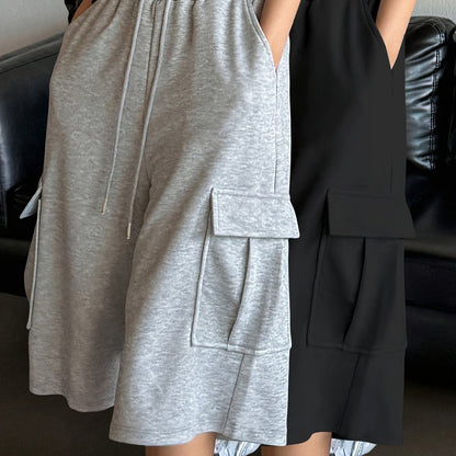 Urban Ease Damen Cargo Shorts Set – Komfort und Stil in Einem