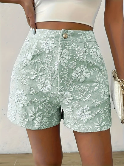Elegante Jacquard-Shorts für Damen – Lässig und Modisch