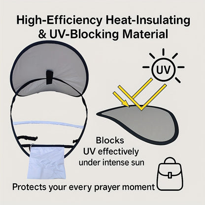 Ergonomischer Tragbarer Gebetsschuh – UV-Schutz mit Verstellbaren Riemen