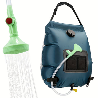 SunnyFlow Solar-Dusche Sack – Praktisch, Auslaufsicher und Mit Temperaturmesser