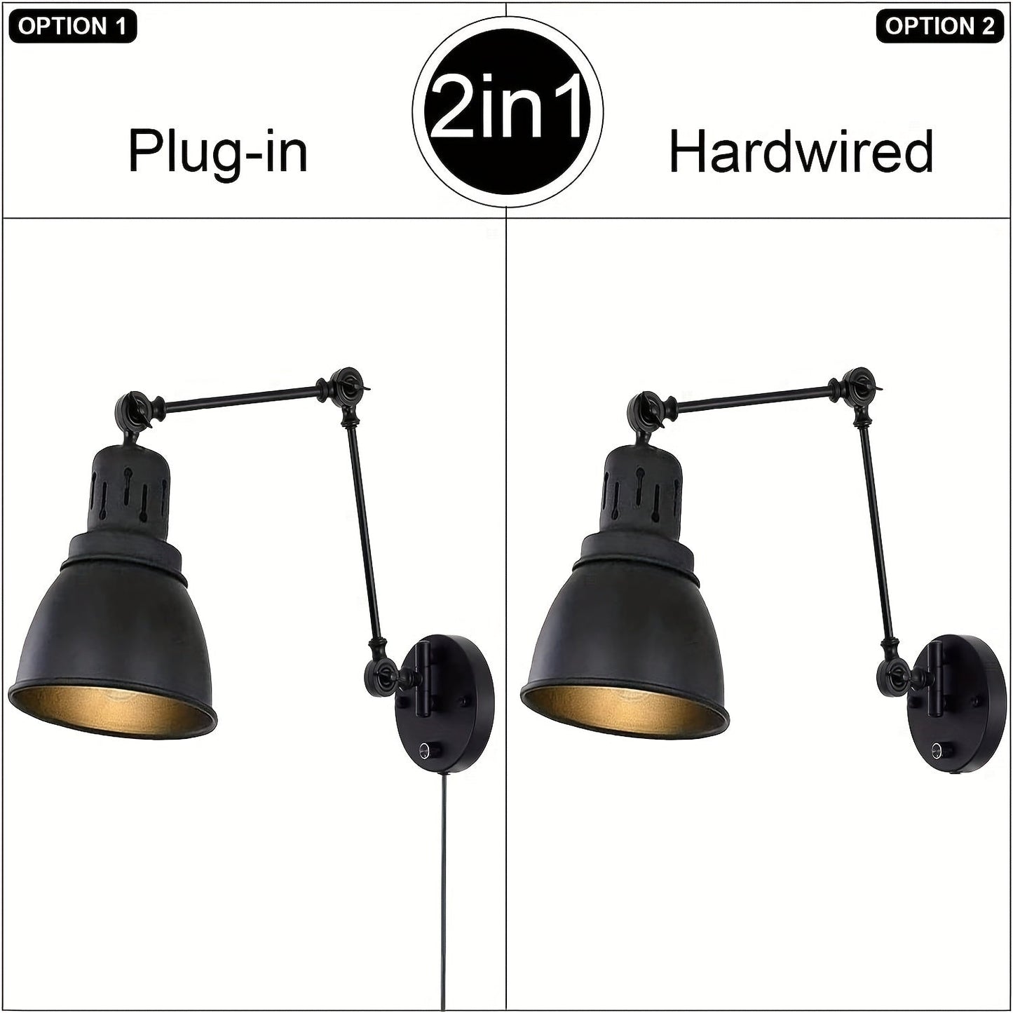 Industrielle Retro Wandlampe - Für stimmungsvolle Beleuchtung und Stil