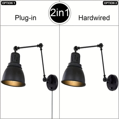 Industrielle Retro Wandlampe - Für stimmungsvolle Beleuchtung und Stil