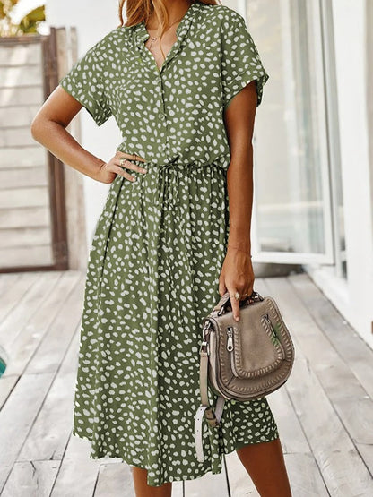 Daniella Midi Kleid – Elegant und Leicht für Sonnige Momente