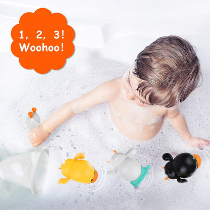 SwimBuddy – Set von 3 Selbstschwimmenden Badeenten