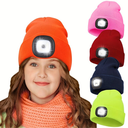 LED Mütze für Kinder – Hände frei und beleuchtet