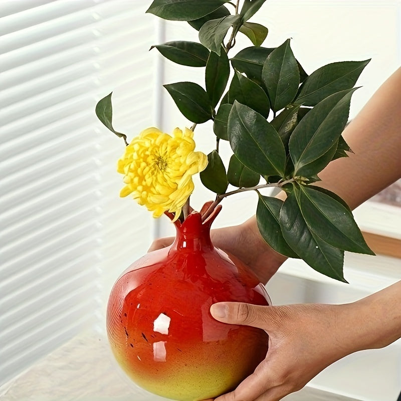 Granatapfel Vase – Handgemachte elegante Dekoration