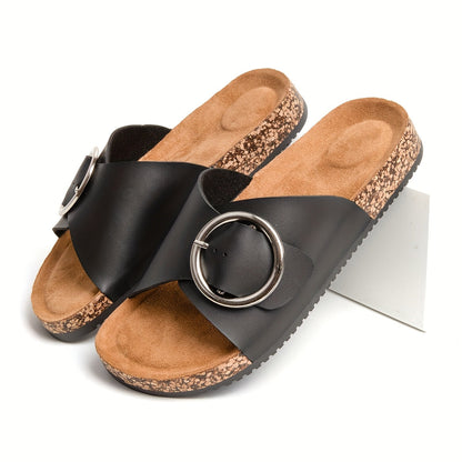 Moderne Damen Sandalen mit Metallverschluss – Komfortabel und Stilvoll für Jedes Jahr
