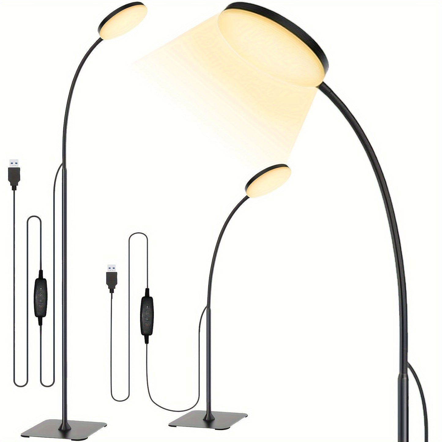 Flexible LED Stehlampe – Perfekt zum Lesen und Entspannen