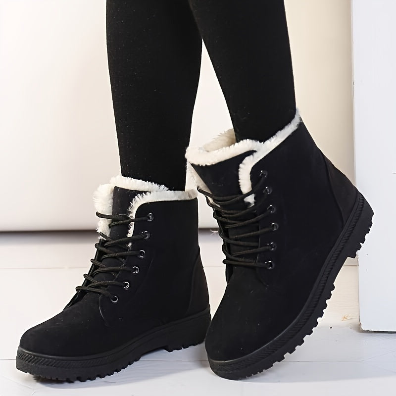 Damen Stilvolle Winter Stiefeletten - Halte deine Füße warm und komfortabel