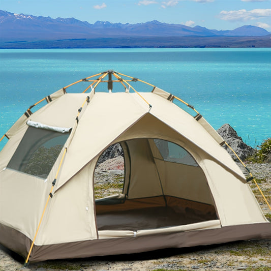 QuickCamp Zelt - Schnell aufzubauendes Zelt mit UV-Schutz für 4 Personen