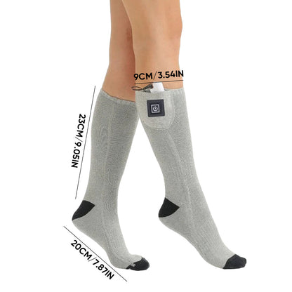 ThermoGlow Aufladbare Heizsocken – Warm und Bequem