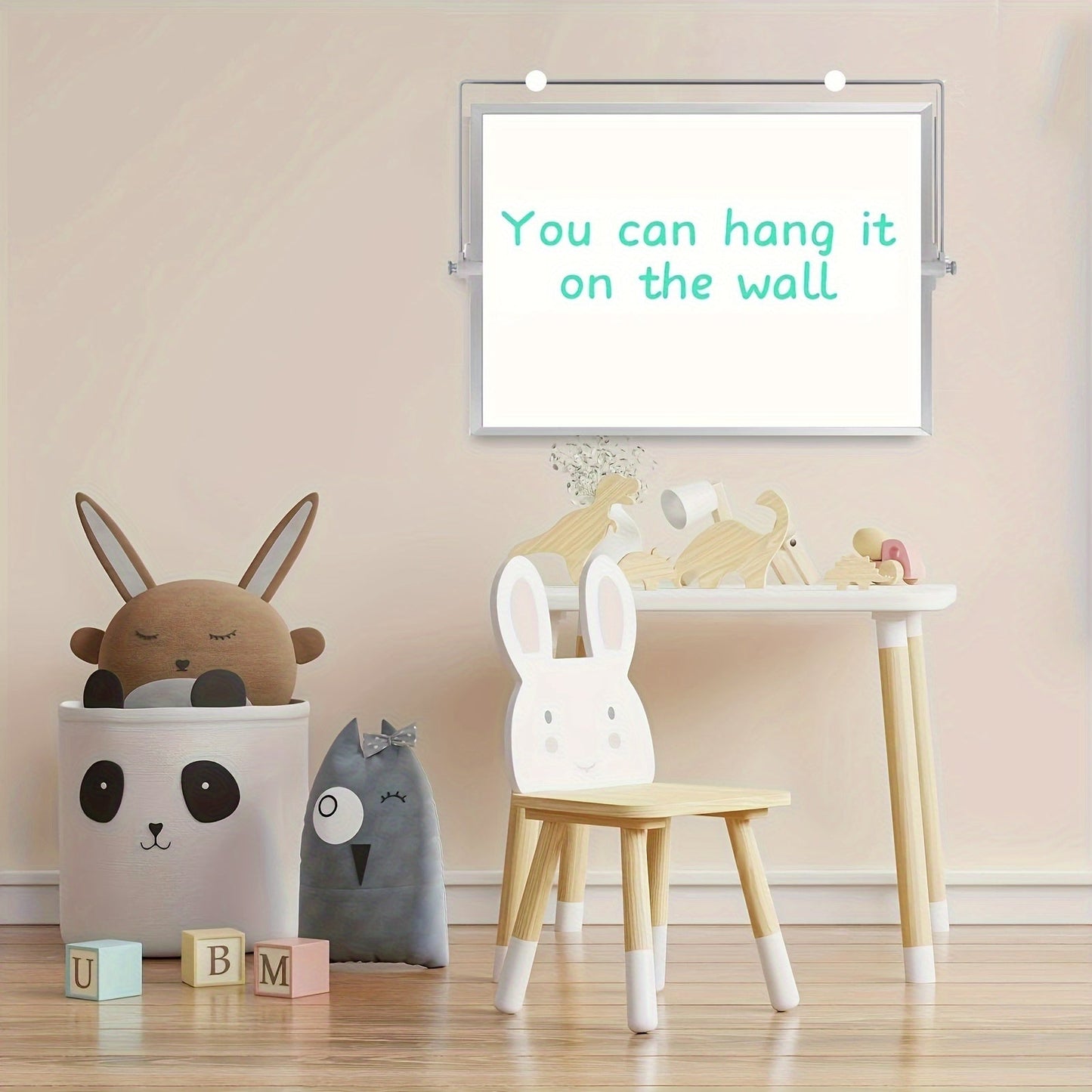 MagniBoard Magnetisches Whiteboard – Tragbar und beidseitig mit Ständer