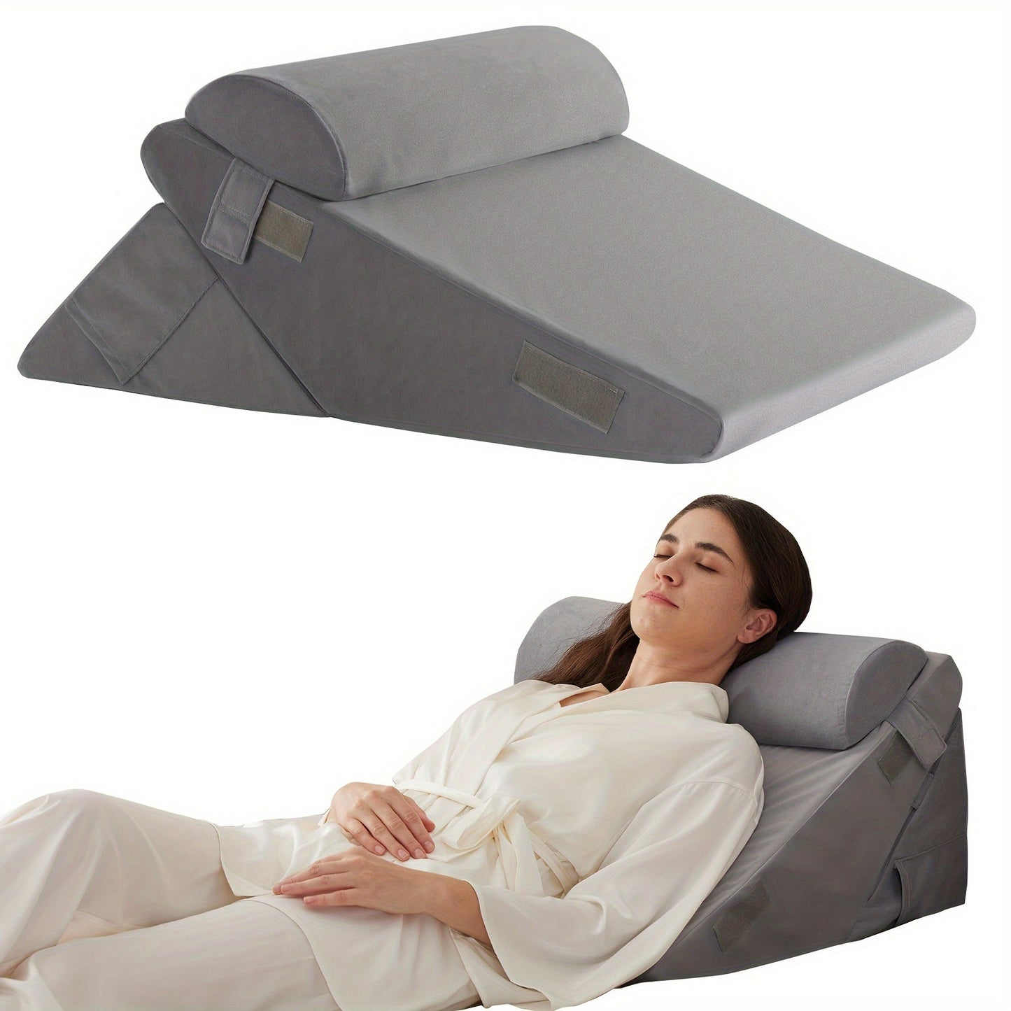 RelaxPlus Verstellbares Bett-Winkelkissen – Komfort und Unterstützung bei der Genesung