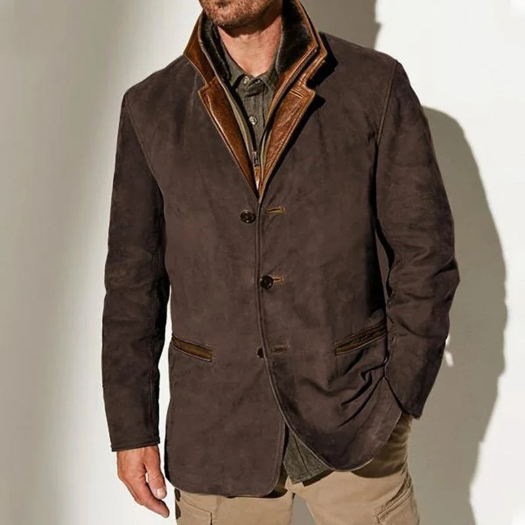 Luxus Wildleder Herrenjacke – Stylische und raffinierte Jacke für jede Gelegenheit