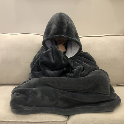 Luna Sherpa Hoodie Decke – Ultraweich und Bequem für die Kältesten Tage